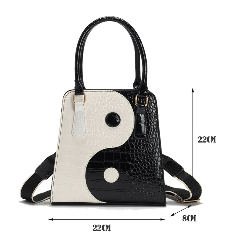 Bolsas "Yin-Yang" Crossbody, De Mão e Transversal