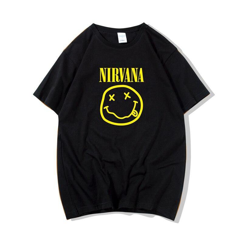 T-SHIRT NIRVANA SMILE - Ohbabyohman