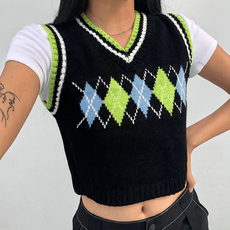 PULLOVER XADREZ VERDE - Ohbabyohman